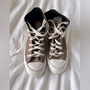 Brown Platform Converse